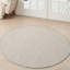 Tapis intérieur / extérieur ivoire / argent Anastasia-111307782