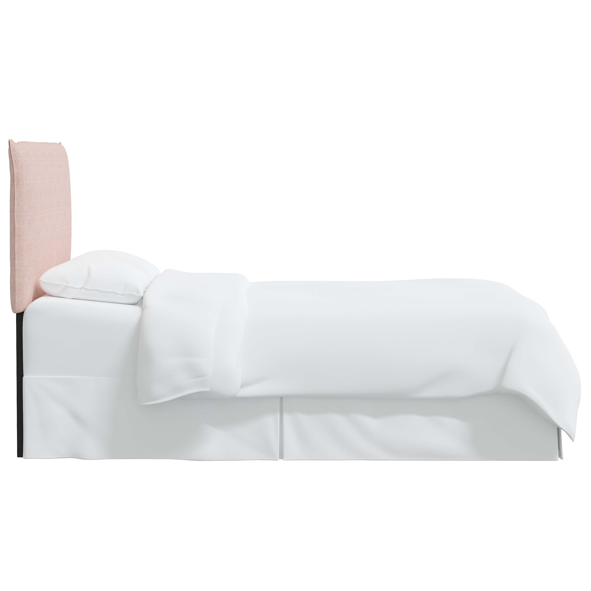 Halcyon Upholstered Headboard, Zuma Rosequartz Textured Linen, Queen