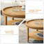 Table basse 31,3 po Boho