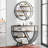 Clockwork Console Table - 3-Tier Entryway Table with Storage, Wood Sofa Table