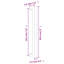 Metro Lane Cabinet Handles 10 Pcs Silver 192 Mm Stainless Steel-1206590062-1206590050