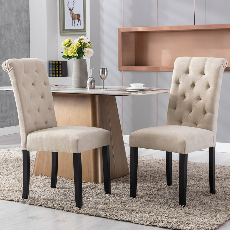 Barbagallo Tufted Parsons Chair Set Of 2 