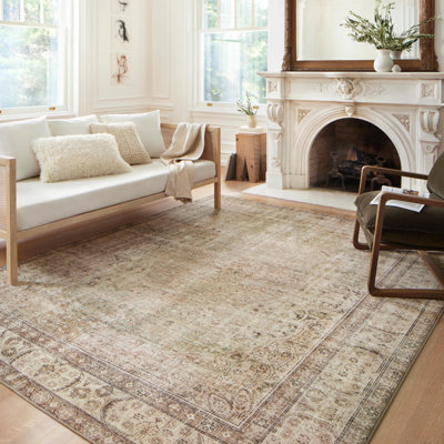 Loloi Margot Antique/Sage Area Rug feat. CloudPile
