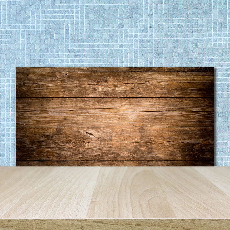 Fithian 50cm W x 100cm L Glass Peel and Stick Panel