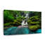 Chute d'eau tropicale, impression sur toile-92519232