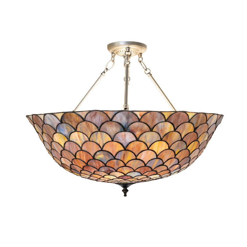 3 - Light Semi Flush Mount