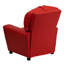 Contemporary Kids Recliner with Cup Holder-1550057893