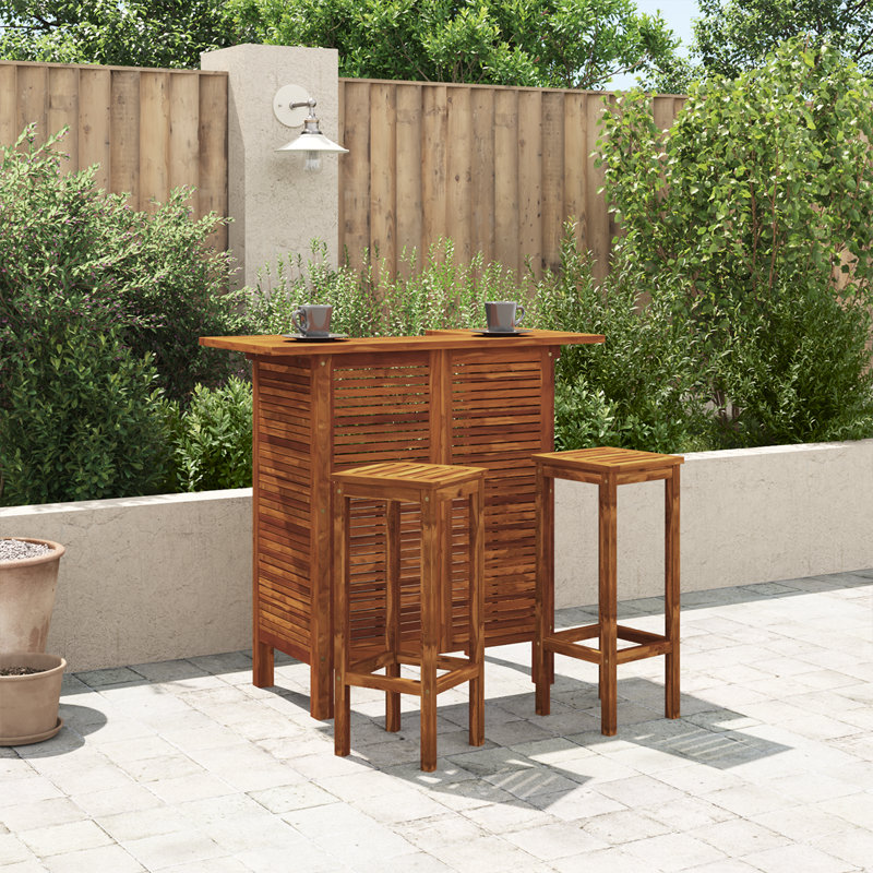 Woodside Acacia Solid Wood Dining Table