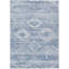 Tapis bleu / beige tissé à la machine Shamariah Southwestern-581134819