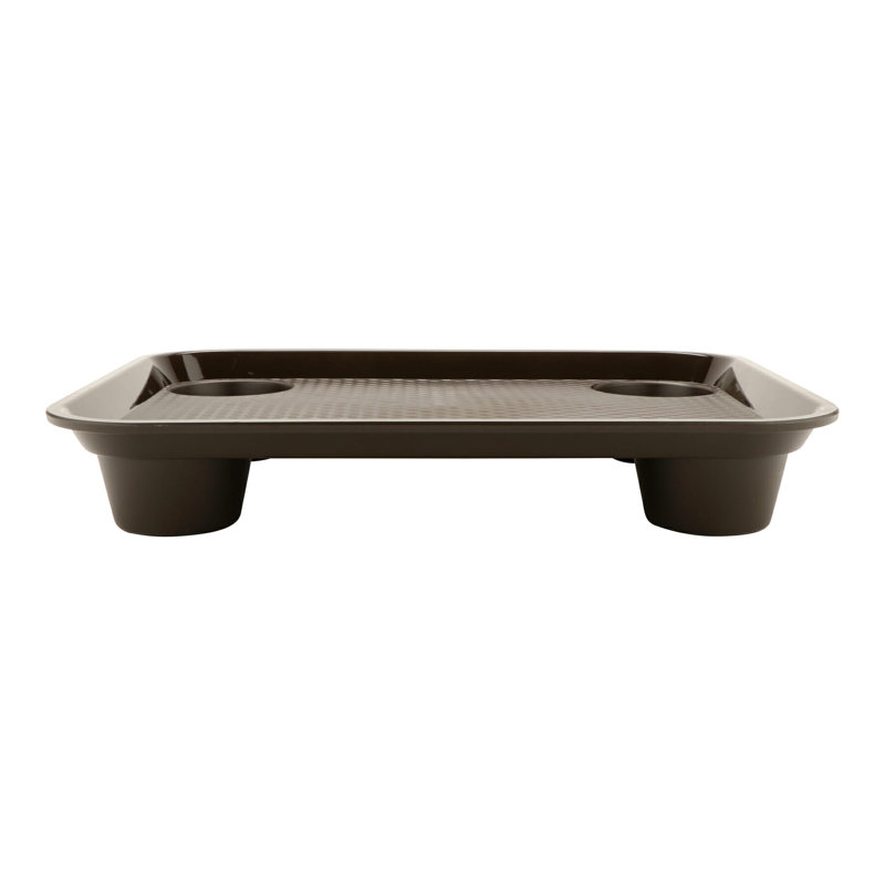 Polypropylene Tray - Set of 12, Brown