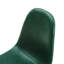 Chaise d'appoint rembourrée en vert