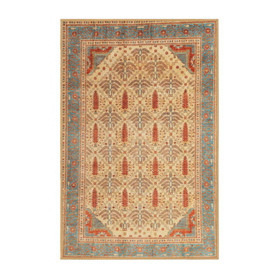 Wool Abstract Indoor Rug
