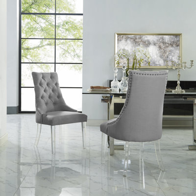 Baek Jane Acrylic Leg Dining Chair