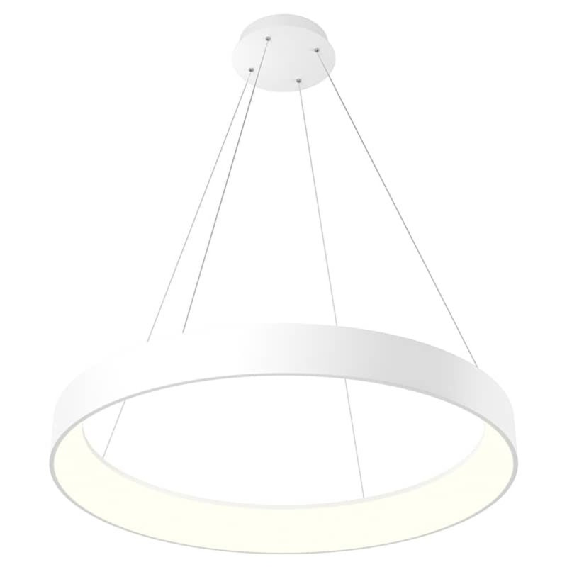 Circuit Pendant, White, 4.4" H x 23.5" W x 23.5" D