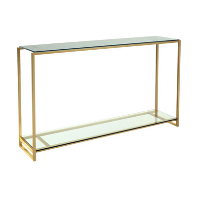 Wattripont 304.8cm Glass Top Console Table