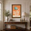 «Teal Tealot Versing Stream Over Slow Sip Lettrage», art mural sur toile-1047522752