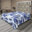 Dark Ceil Blue White Floral