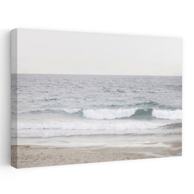 Art mural plage contemporaine bord de mer