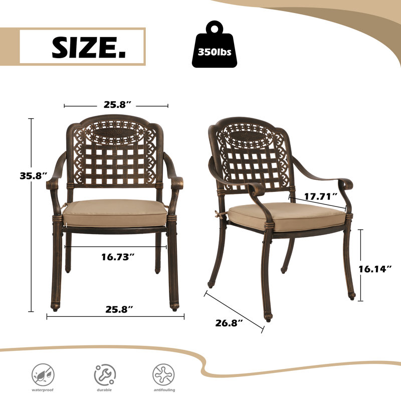Fauteuil de salle à manger Spinella