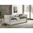 Luxurious 1Pc Modern Daybed Pull Out Trundle Button Tufted Nailhead Trim Bedroom Living Room Furniture Oatmeal Finish-1373241395