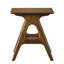 Mid-Century Modern Wood End Table With Shelf
