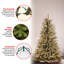 Dunhill Fir Slim 4.5' Hinged Artificial Christmas Tree with 350 Clear Lights-562828554