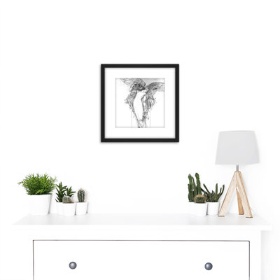 The Idea Angel Illustration by Schwabe - Single Picture Frame Print