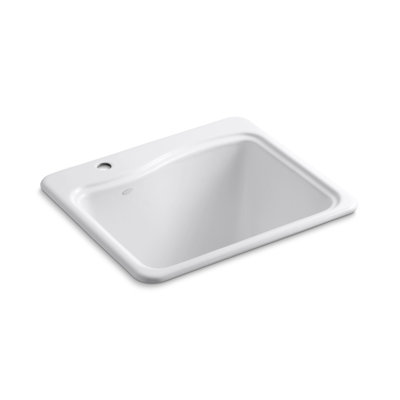 River Falls Metal Rectangular Drop-In Bathroom Sink