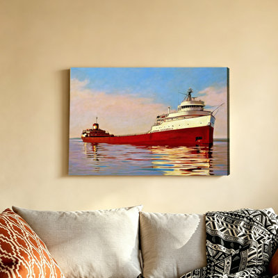 Affiche de peinture de bateau Edmund Fitzgerald