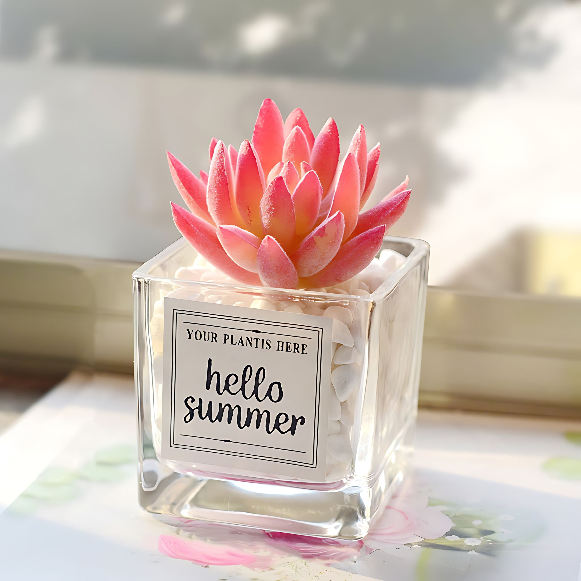 Primrue Nordic Simulation Green Plant Cactus Succulent Artificial Flower Decoration Ornament Living Room Decoration Office Desktop Small Potted Plant - Wayfair Canada