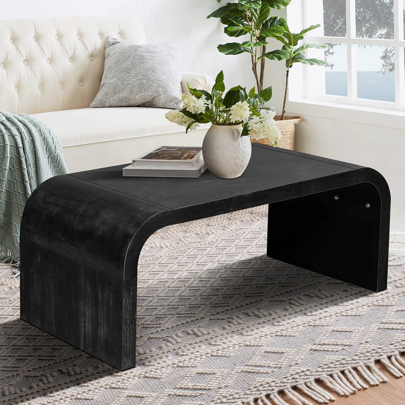 Table basse Farmhouse Vintage Crafts, Noir