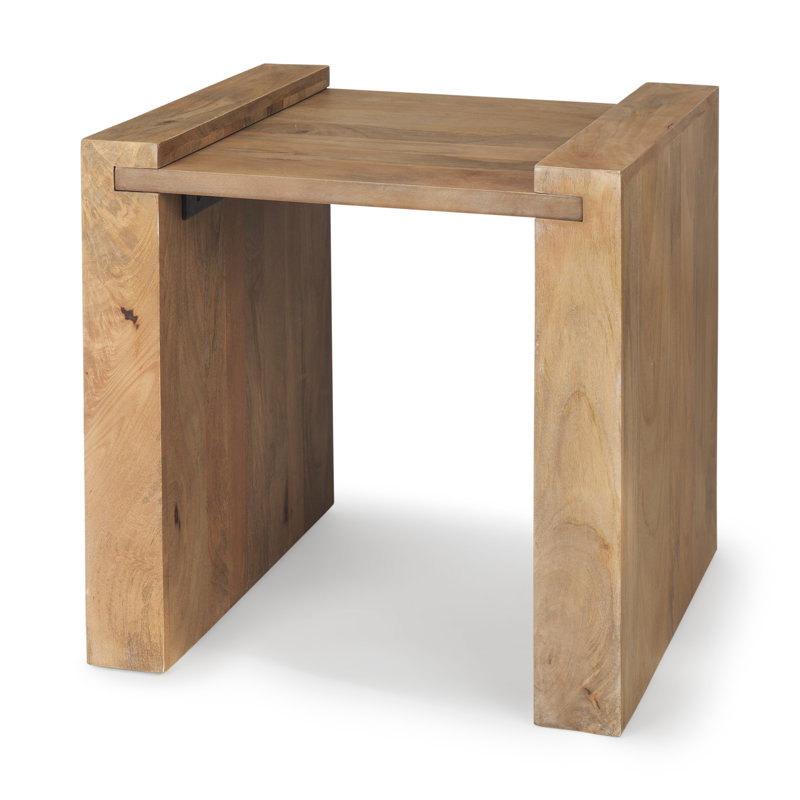 Table de bout Tabb, Marron clair