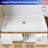 Rainlex 60 in. x 32 in. Single Threshold Shower Pan Base in White with Center Hand Drain-119700369