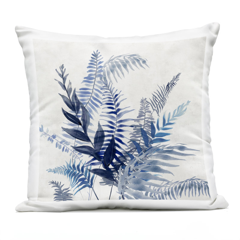 Coussin d'extérieur à motif de chevrons superposés, design par Jacob Q