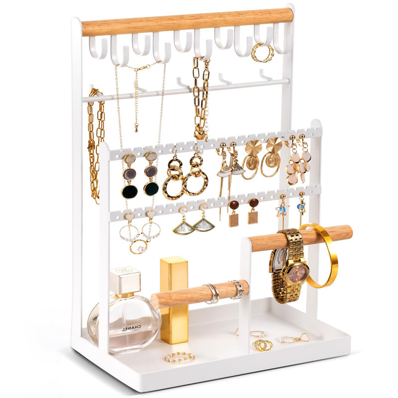 Audino Jewellery Stand +, White