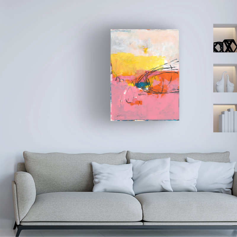 Jan Weiss, «All Was Said And Done No. 2», art sur toile, H 32 po x l 24 po x P 2 po