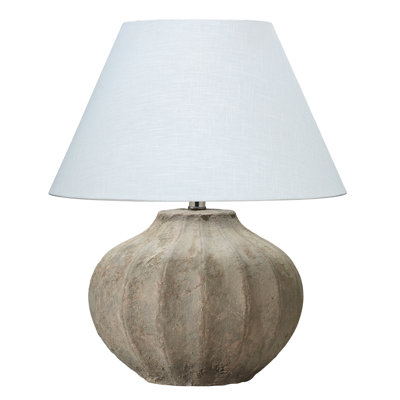 23'' Grey Table Lamp