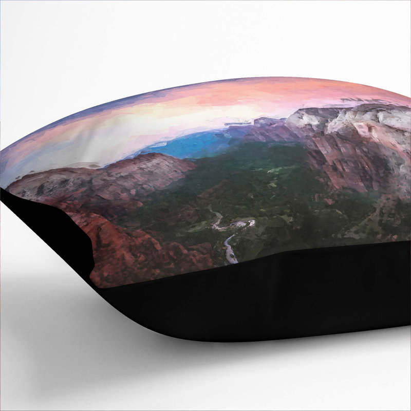 Square Cushion, 55cm H x 55cm W x 20cm D, Black