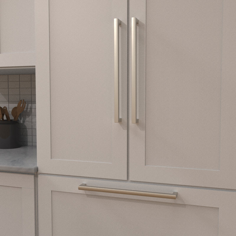 Coventry Center Appliance Pull, Satin Nickel, 0.75", 18"