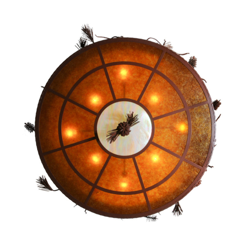 Woodland Pine 8 - Light Chandelier