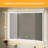 Liyah Led Trifold Backlit & Front-lighted Bathroom Vanity Wall Mirror Dimmable Anti Fog Memory Function-107101779