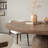 Wabi-Sabi 5Pcs Dark Walnut Round Table Set-257691566-257691561