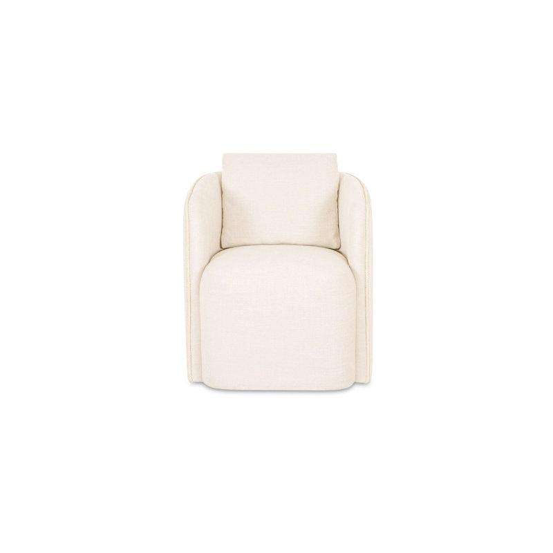 Cecil Dining Chair Tapestry, White