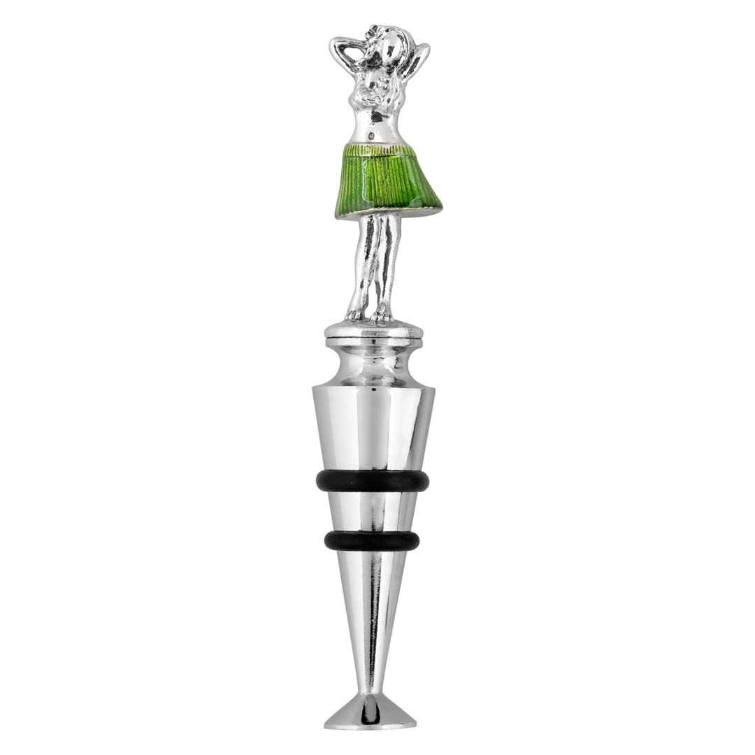 Wine Bottle Stopper, Hula Dancer Trinx