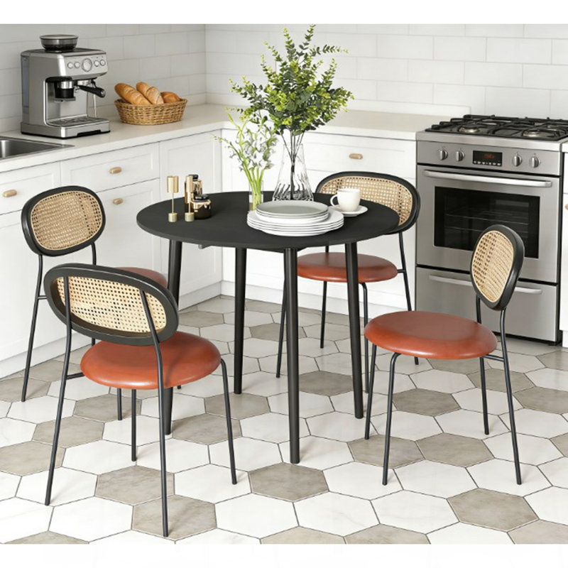 Table de salle à manger ronde, pliante, pour petits espaces