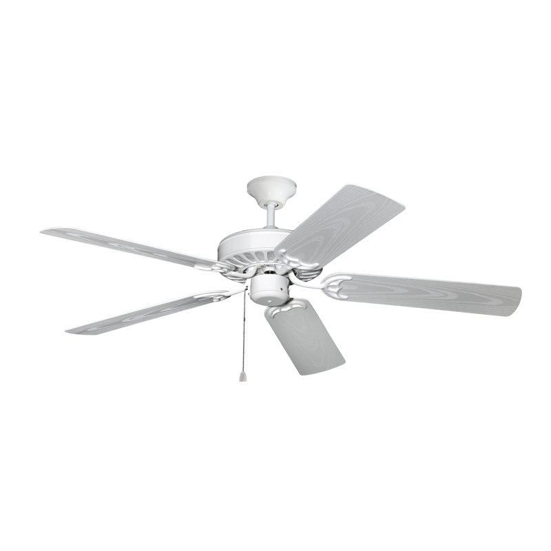 Aaven 52'' Ceiling Fan, Pure White, Pure White