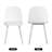 Modern Full PP Dining Chair, Mid Century Kitchen Chairs For Kitchen Dining Room & Living Room-88079705