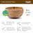 17 oz. Stripes Coconut Dessert Bowl
