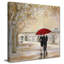 «Romantic Paris III Red Umbrella (Square)» par Julia Purinton, reproduction-124846223-124846211