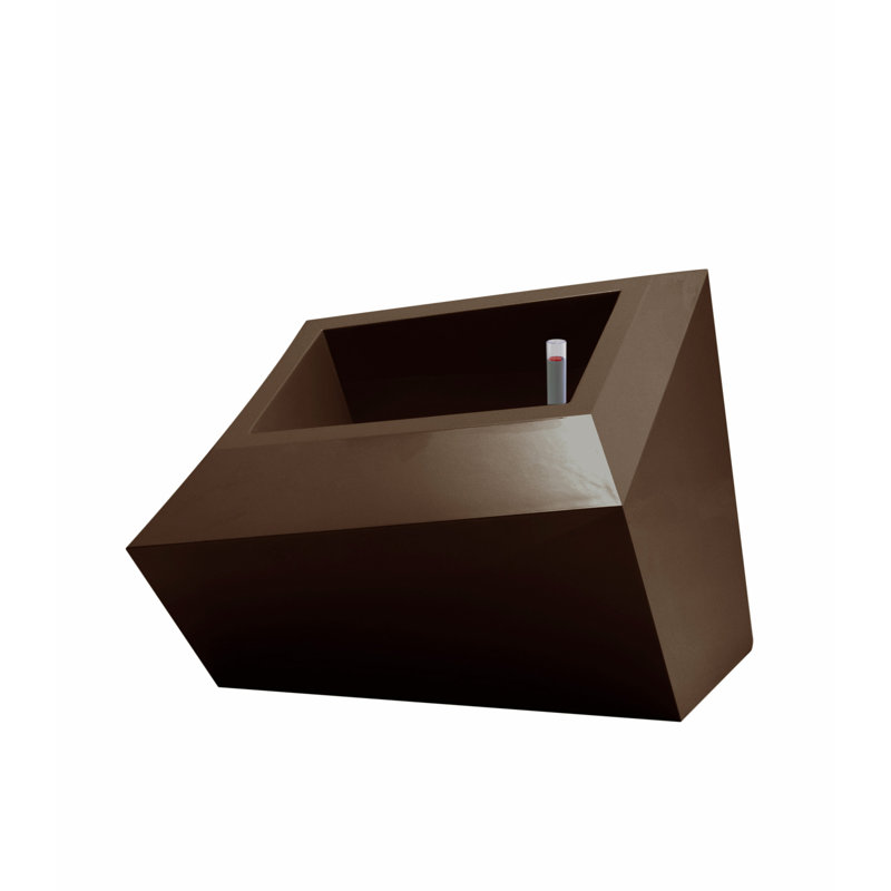 Faz Pot Planter, Bronze, 23.5" H x 32.25" W x 24.75" D
